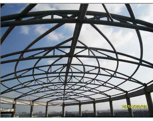 枣阳中煤朔州宾馆管桁架工程